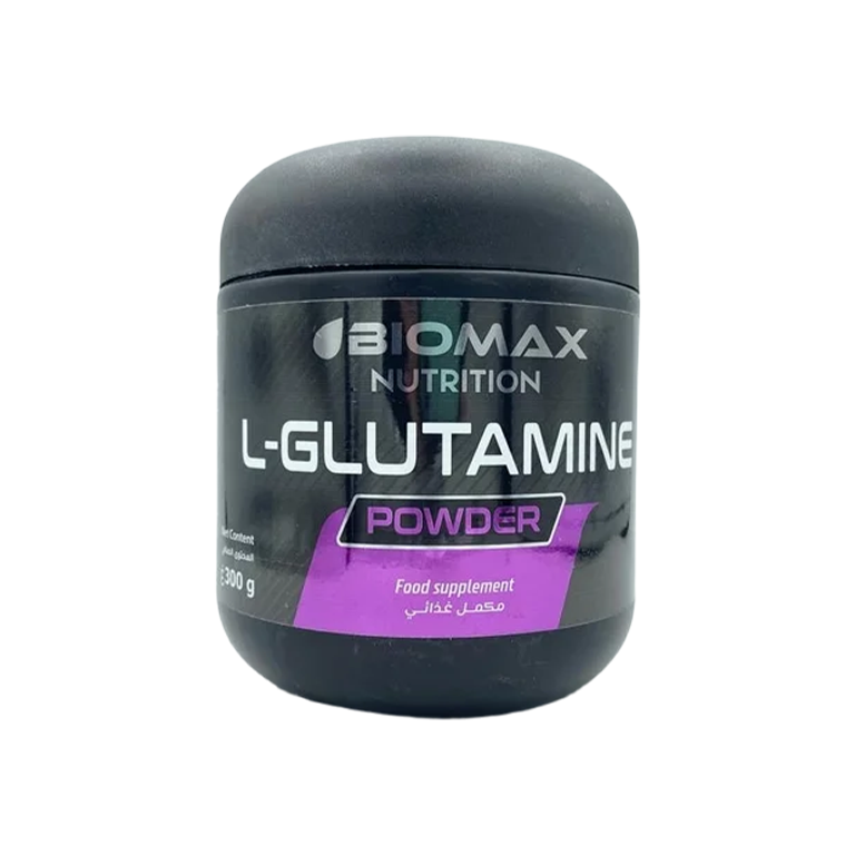 Biomax-Nutrition-L-Glutamine-Powder-300-g.webp Biomax Nutrition L-GLUTAMINE Powder – Image 1