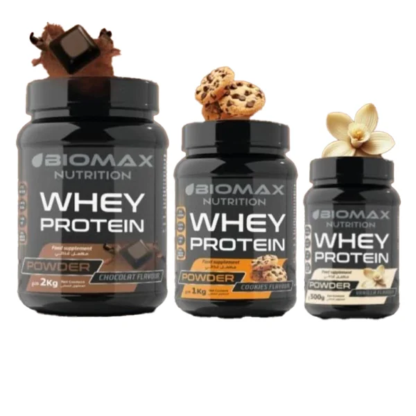 Biomax Nutrition WHEY PROTEIN Powder goût chocolat 2kg