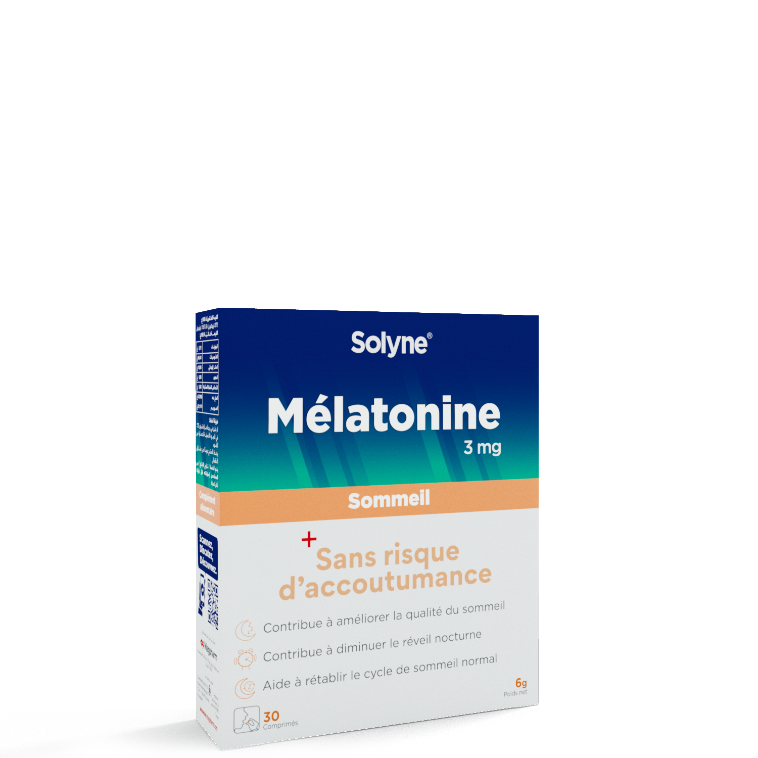Solyne-Melatonine_side01-1.png Solyne Mélatonine 3mg – Image 1