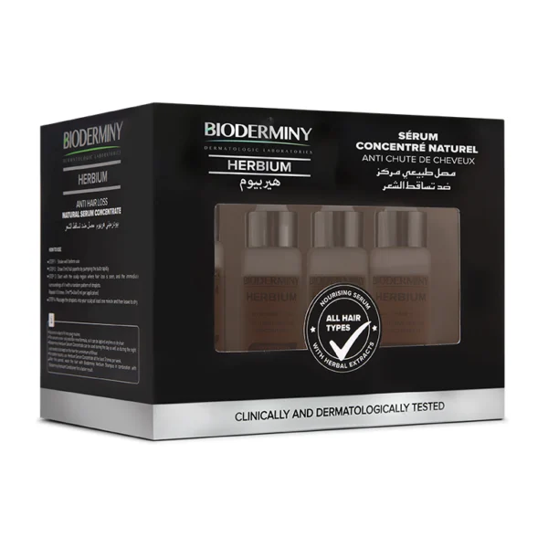 Bioderminy herbium serum concentré naturel antichute