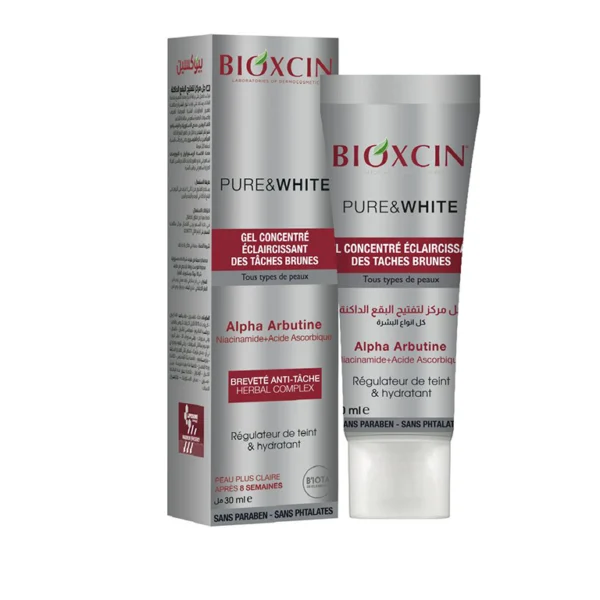 BIOXCIN Pure & white Gel concentré éclaircissant des tâches brunes