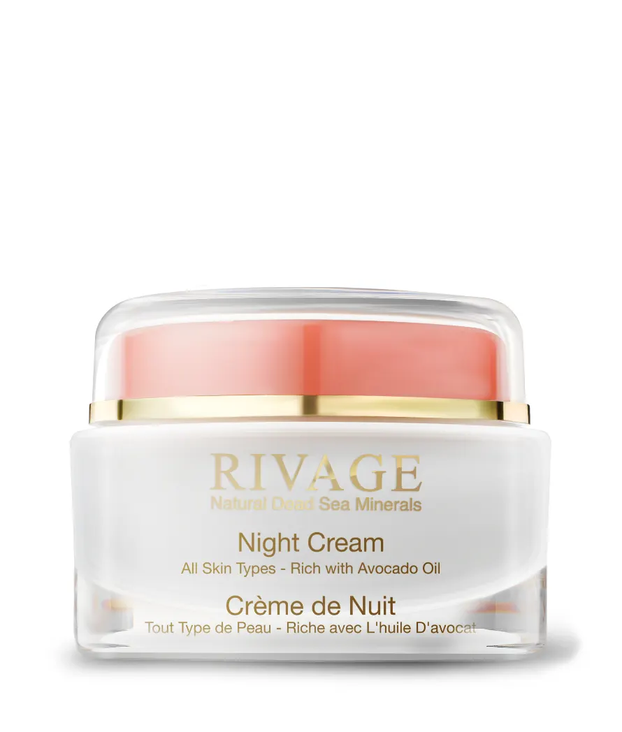 night_cream_with_avocado_oil_jar_50ml.webp RIVAGE Crème de nuit – Image 1