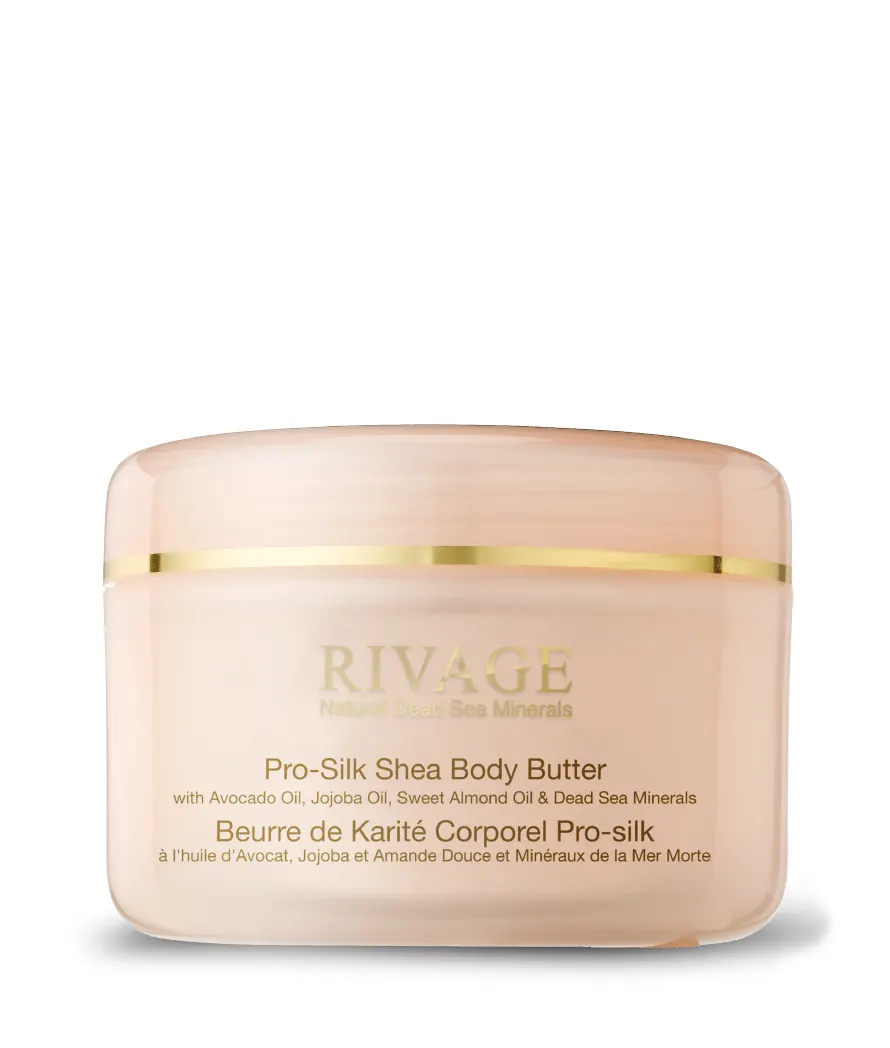 pro_silk_shea_body_butter_jar_200ml.webp RIVAGE Beurre de karité Corporel pro - silk – Image 1