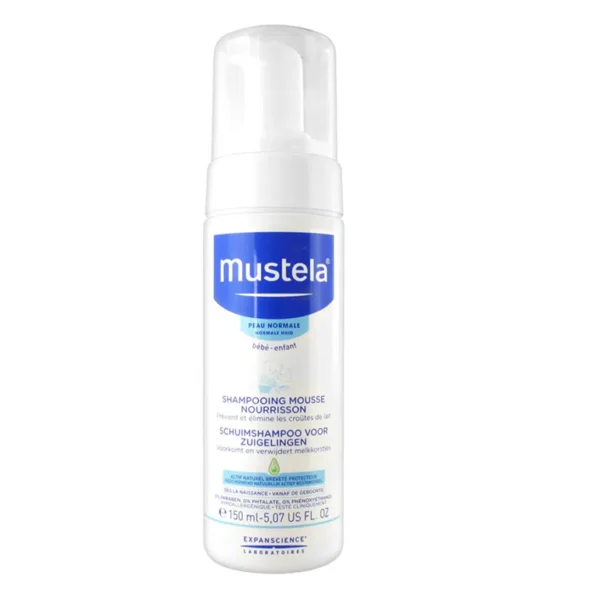 Mustela shampooing mousse nourisson 150 Ml