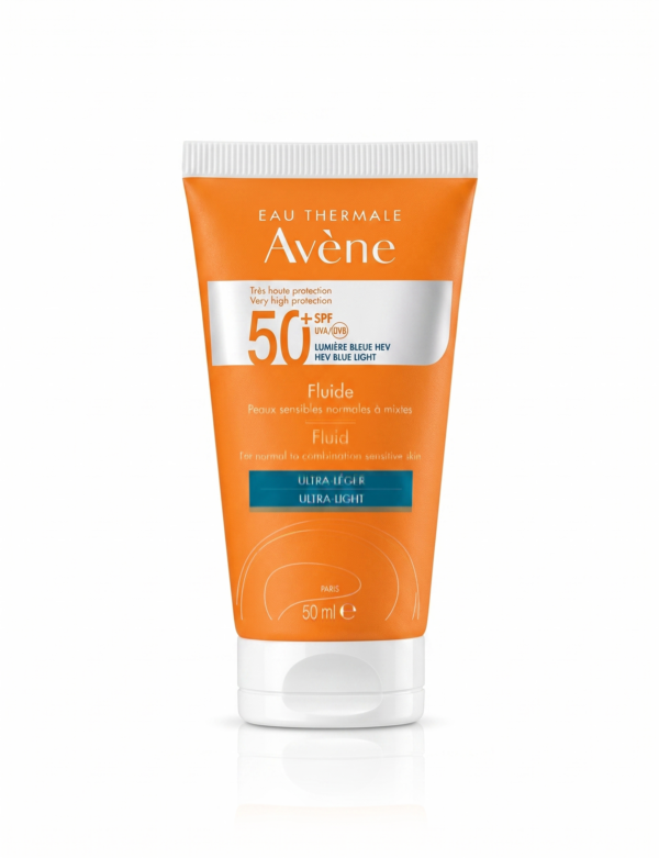 Avène fluide spf 50 + peaux sensibles normales  à mixtes