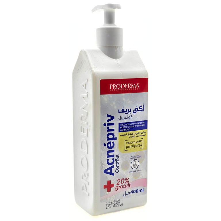 acnepriv.webp PRODERMA Acnépriv 400 ml – Image 1